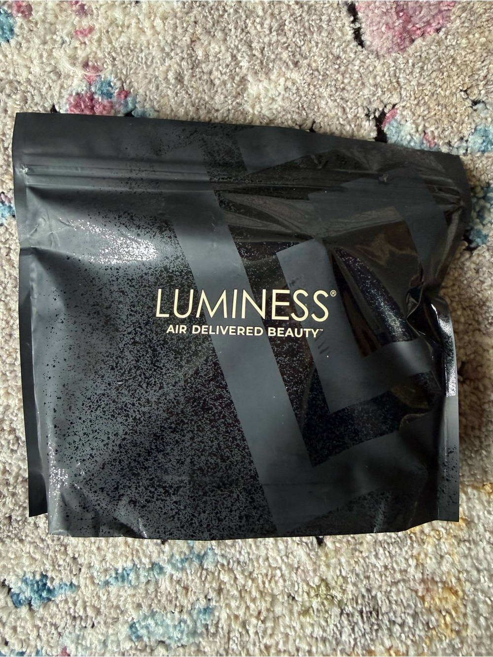 Luminess Black & Gold Refillable Beauty Pouch